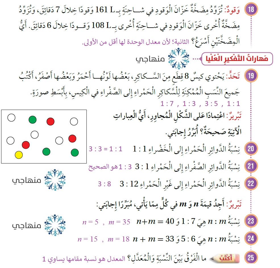 النسبة